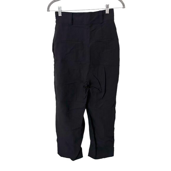 BA&SH Baphir Cropped Pleated Trouser Black Sz 0 - Picture 4 of 6